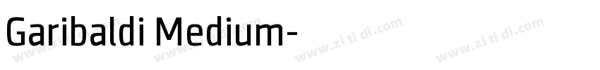 Garibaldi Medium字体转换